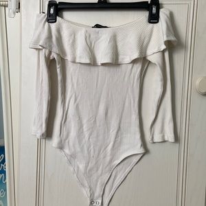 Off the shoulder bodysuit